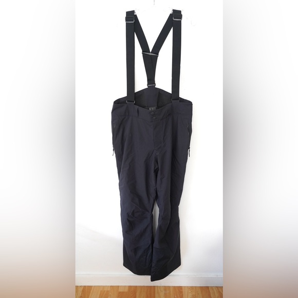 BOGNER MEN INSULATED SKI PANTS Bib Black Snow Ski Snowboarding Size XL - Picture 3 of 11